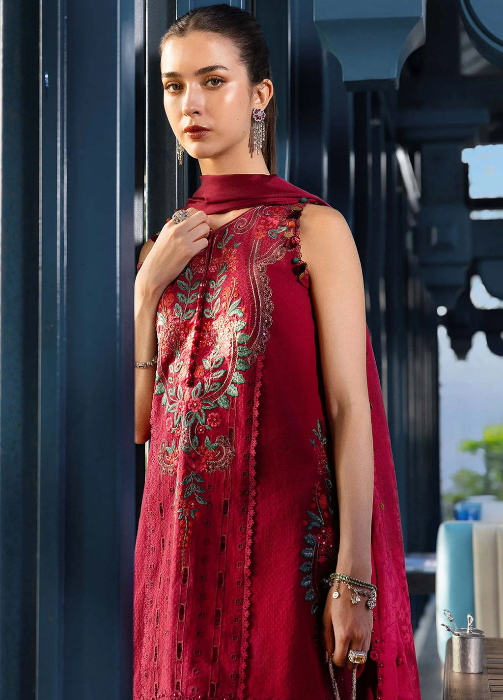 Maria.B Lawn Volume-26 Design D5 Unstitched 3 Piece - Multicolour