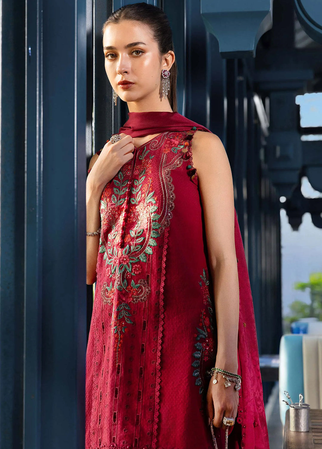 Maria.B Lawn Volume-26 Design D5 Unstitched 3 Piece - Multicolour