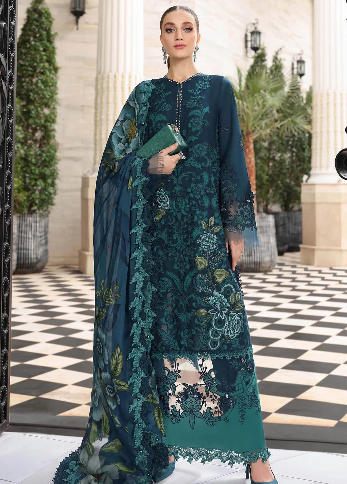 Maria.B Eid Festive Luxury Lawn Unstitched 3 Piece