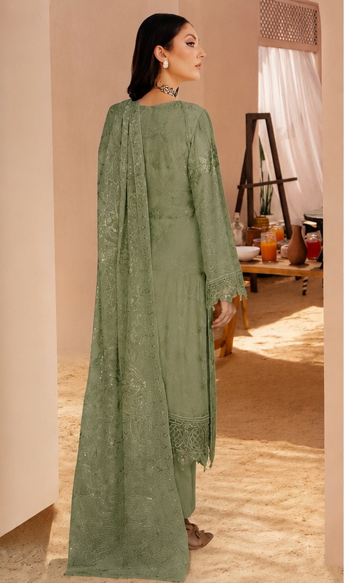 Ramsha Unstitched 3 Piece