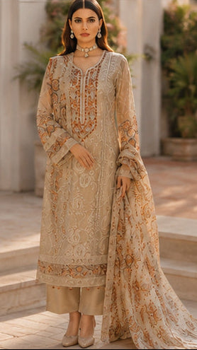 Ramsha Unstitched 3 Piece