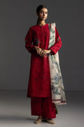 COCO by Zara Shahjahan Lawn 2026 SUNE-10A Unstitched 3 Piece - Red