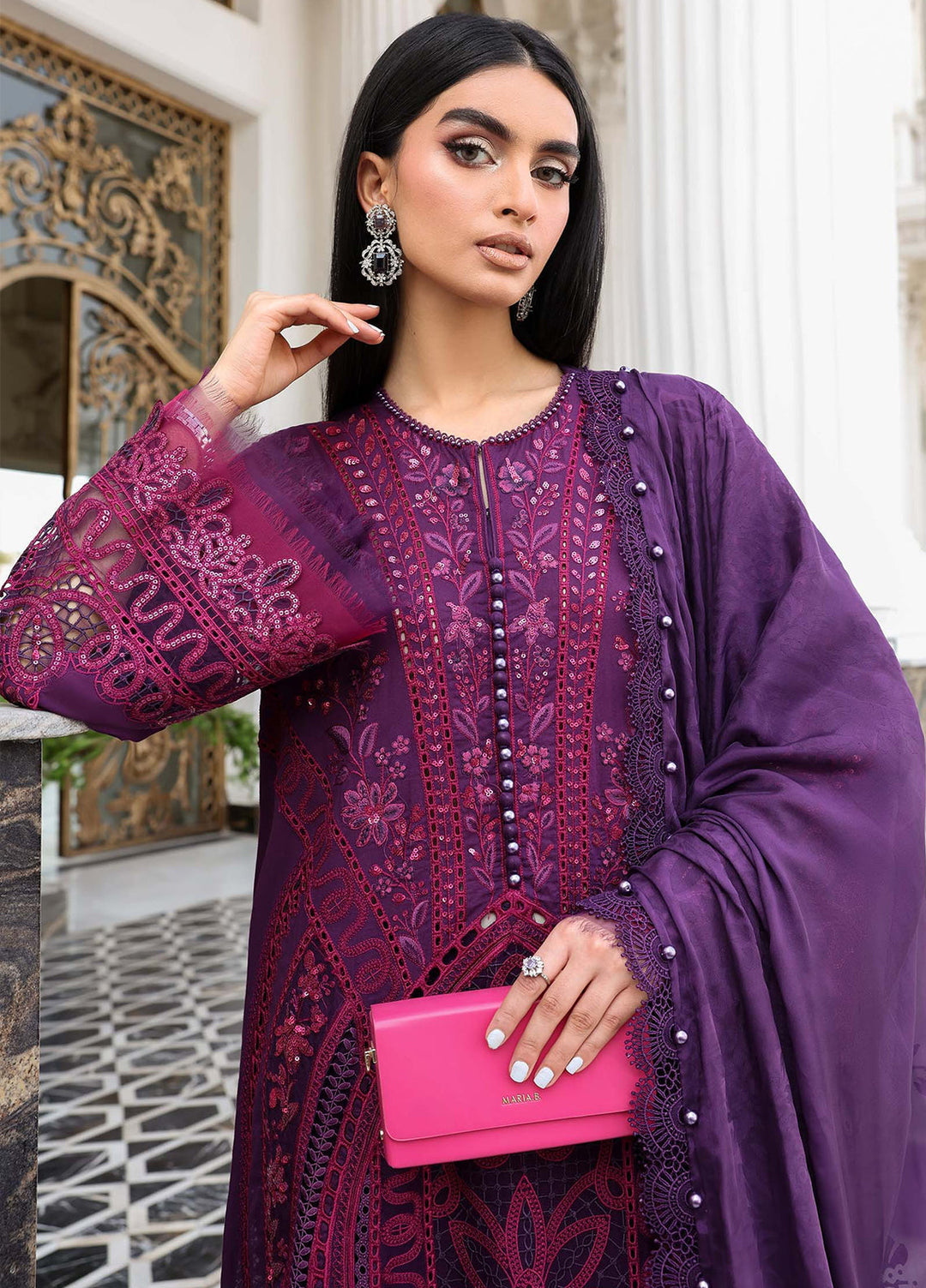 Maria.B Lawn Volume-26 Design D14 Unstitched 3 Piece - Multicolour