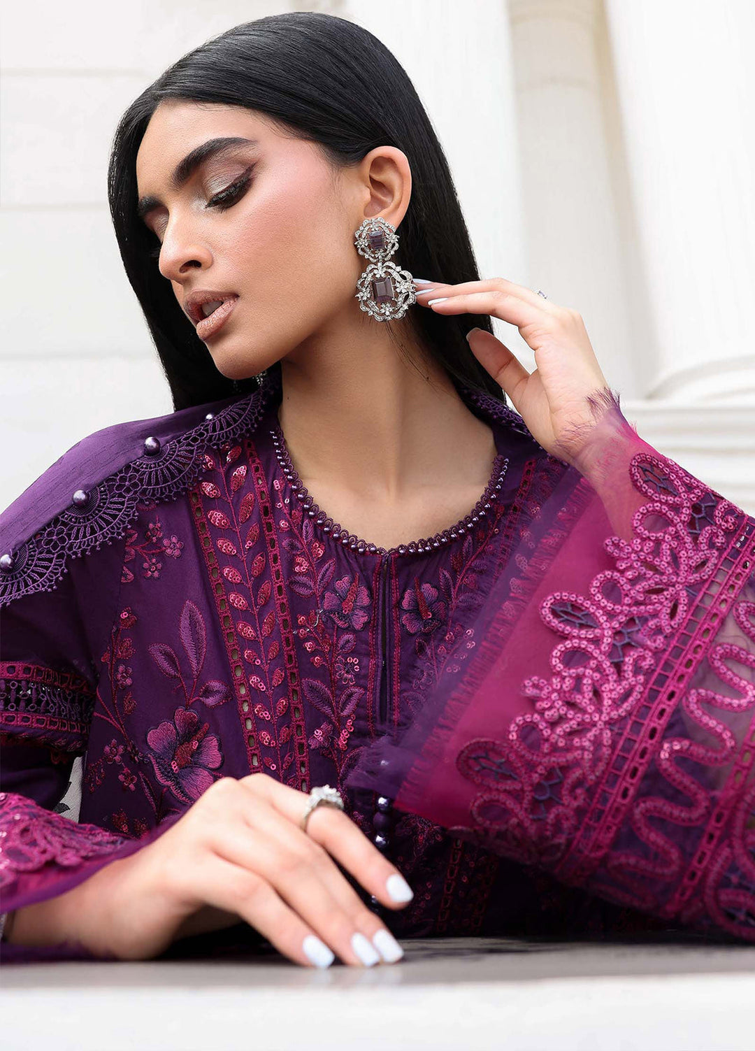 Maria.B Lawn Volume-26 Design D14 Unstitched 3 Piece - Multicolour