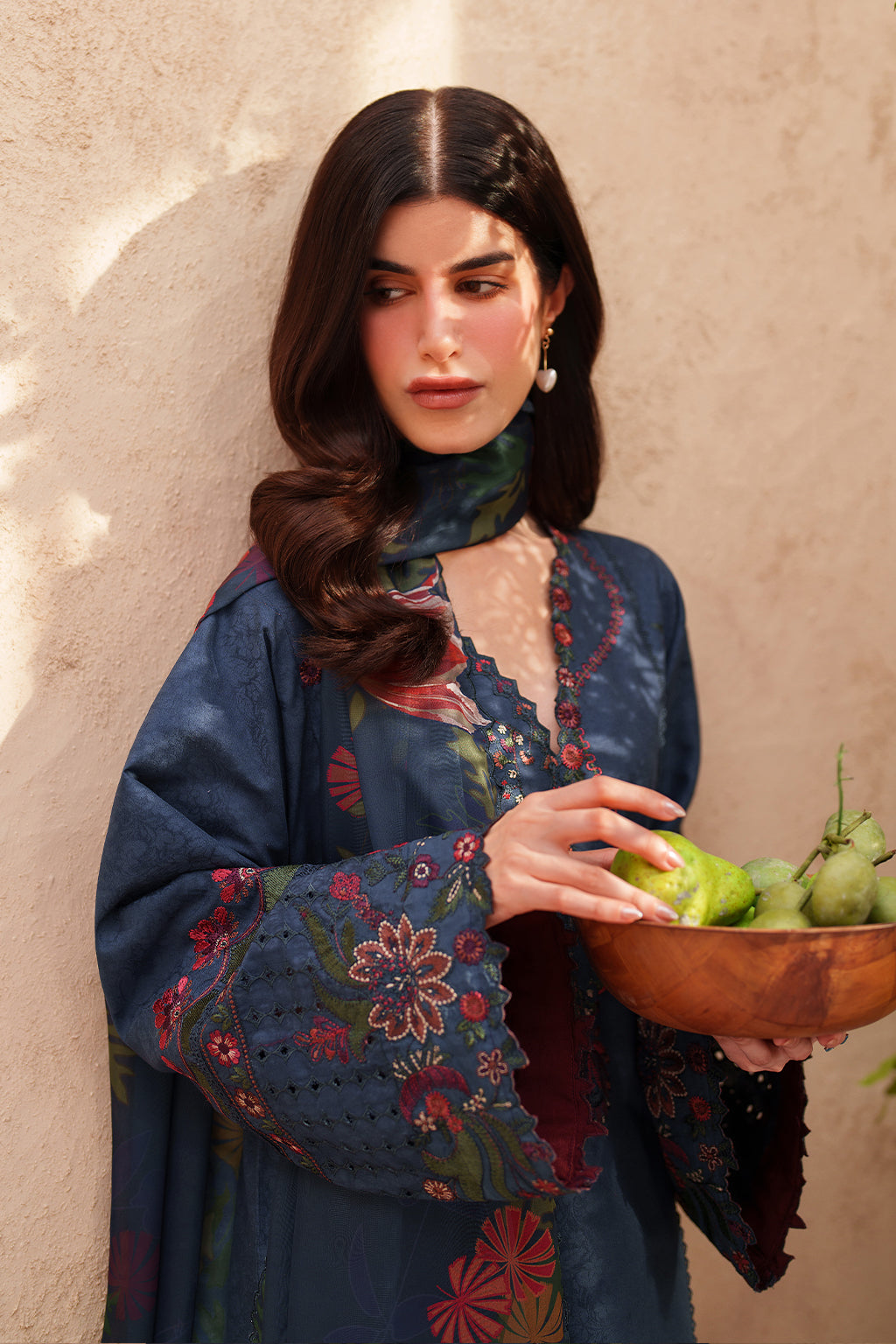 Iznik Eid Lawn '26 EL-01 Unstitched 3 Piece - Navy Blue