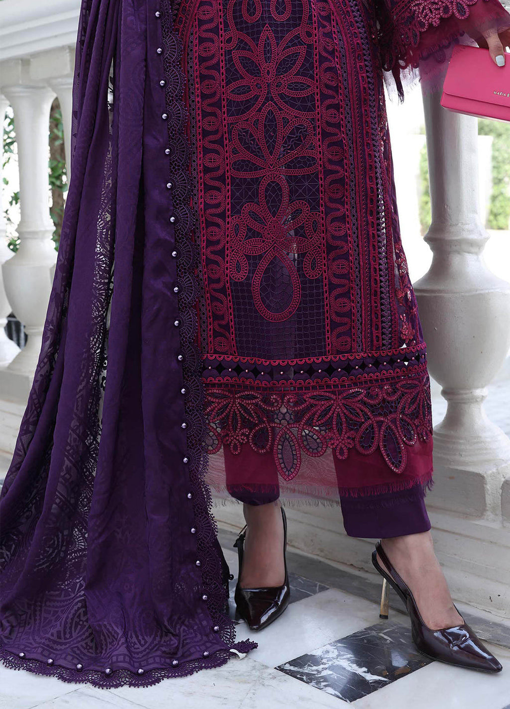 Maria.B Lawn Volume-26 Design D14 Unstitched 3 Piece - Multicolour