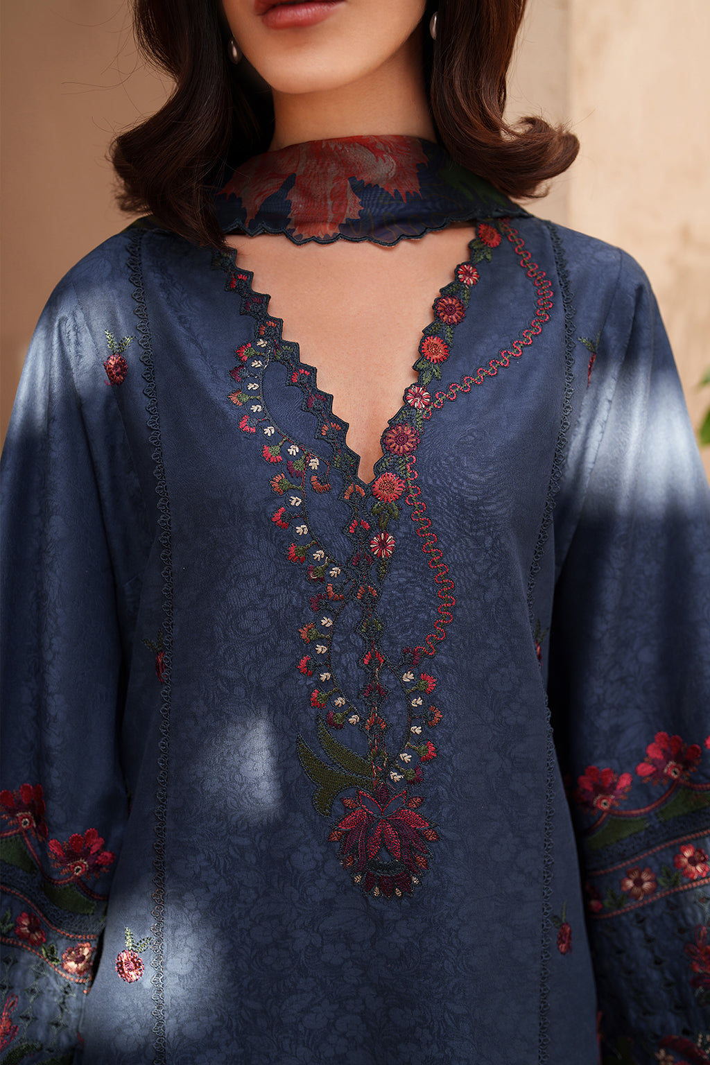 Iznik Eid Lawn '26 EL-01 Unstitched 3 Piece - Navy Blue