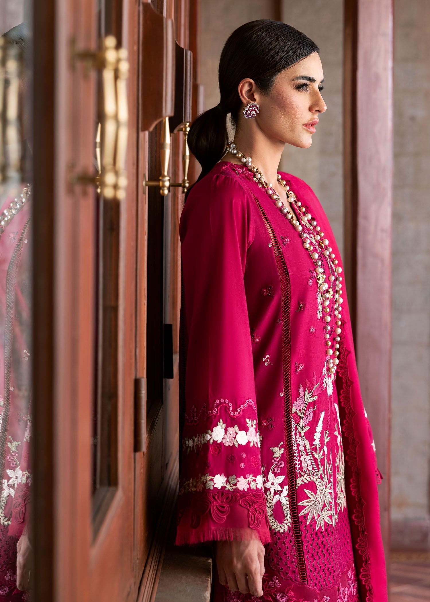 Saira Shakira Bloom Lawn '25 FAYE 7-B Unstitched 3 Piece - Multicolour