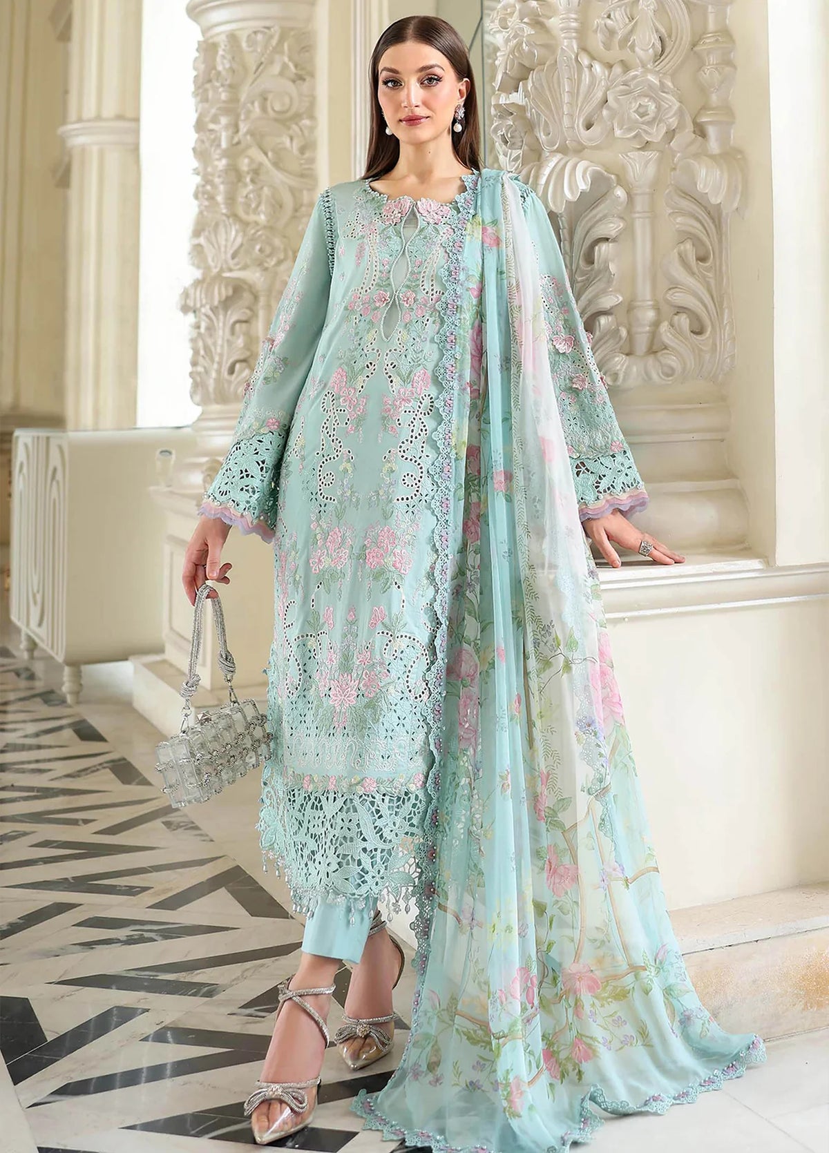 Maria.B Eid Festive Luxury Lawn Unstitched 3 Piece