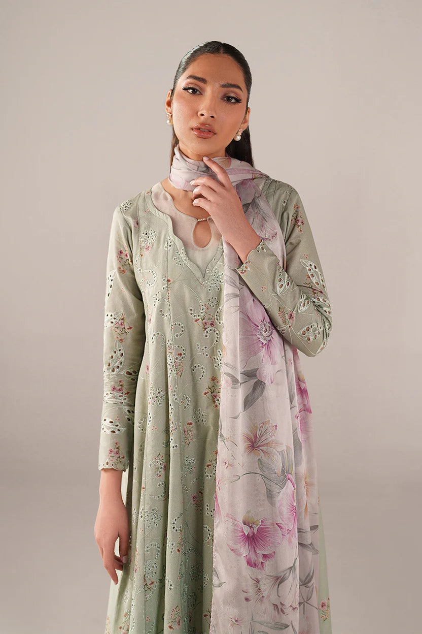Iznik Spring Summer '26 SS-03 Unstitched 3 Piece - Sage Green