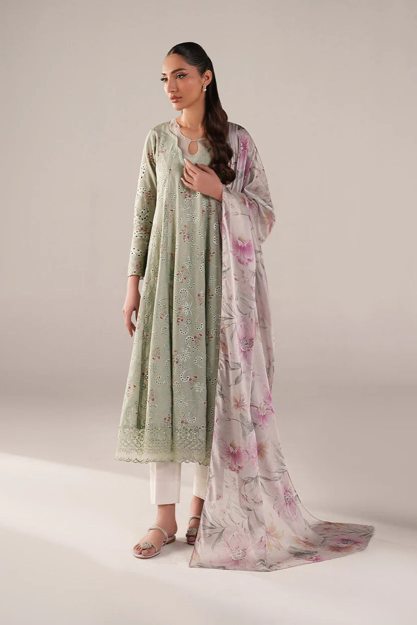 Iznik Spring Summer '26 SS-03 Unstitched 3 Piece - Sage Green