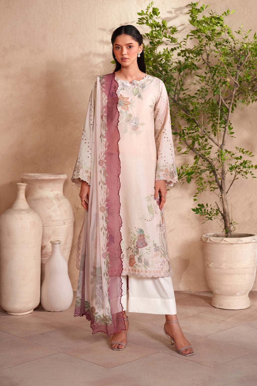 Iznik Eid Lawn '26 EL-04 Unstitched 3 Piece - Blush Pink