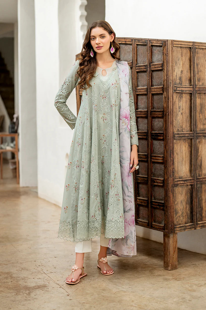 Iznik Spring Summer '26 SS-03 Unstitched 3 Piece - Sage Green