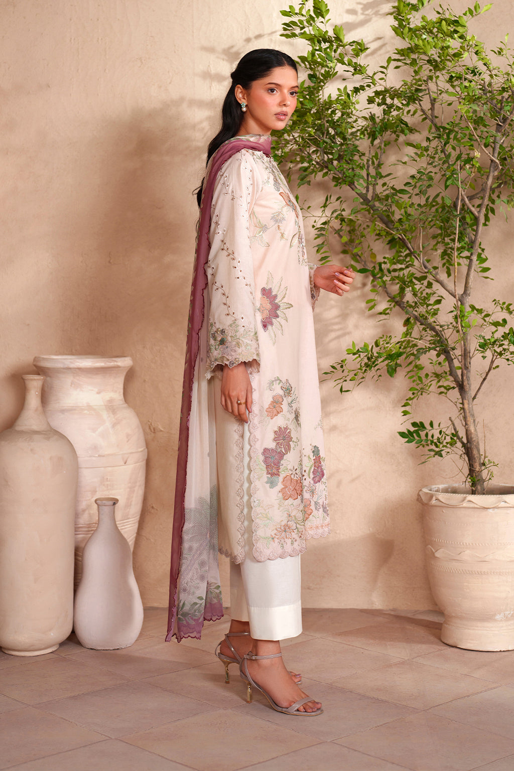 Iznik Eid Lawn '26 EL-04 Unstitched 3 Piece - Blush Pink