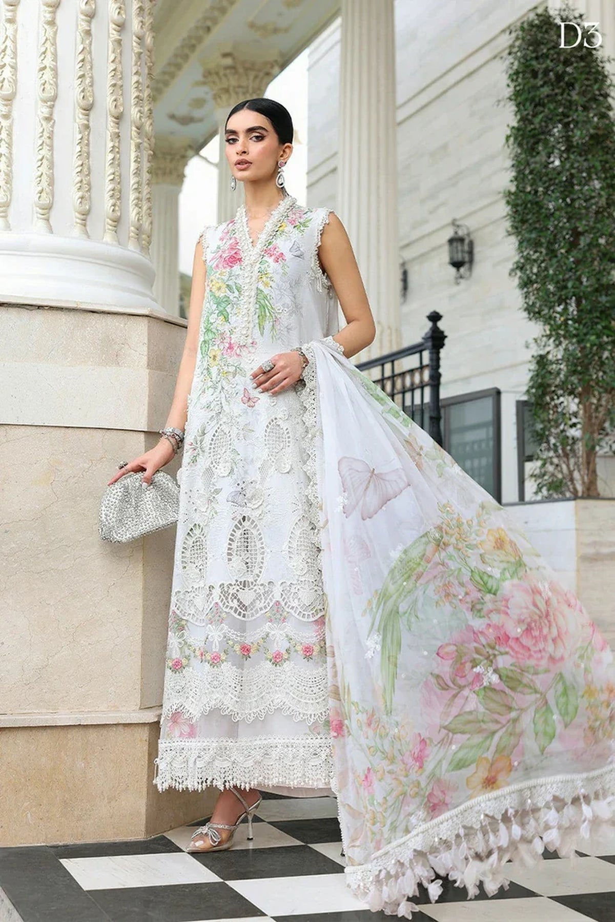 Maria.B Eid Festive Luxury Lawn Unstitched 3 Piece