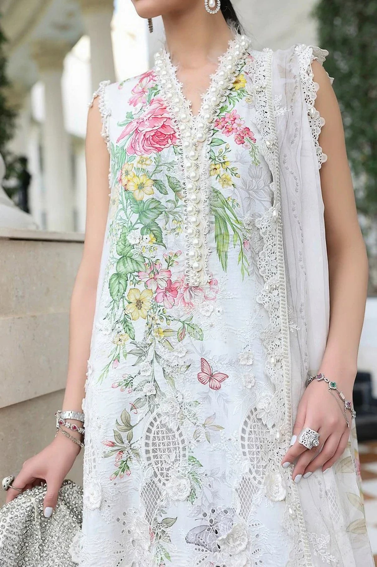 Maria.B Eid Festive Luxury Lawn Unstitched 3 Piece