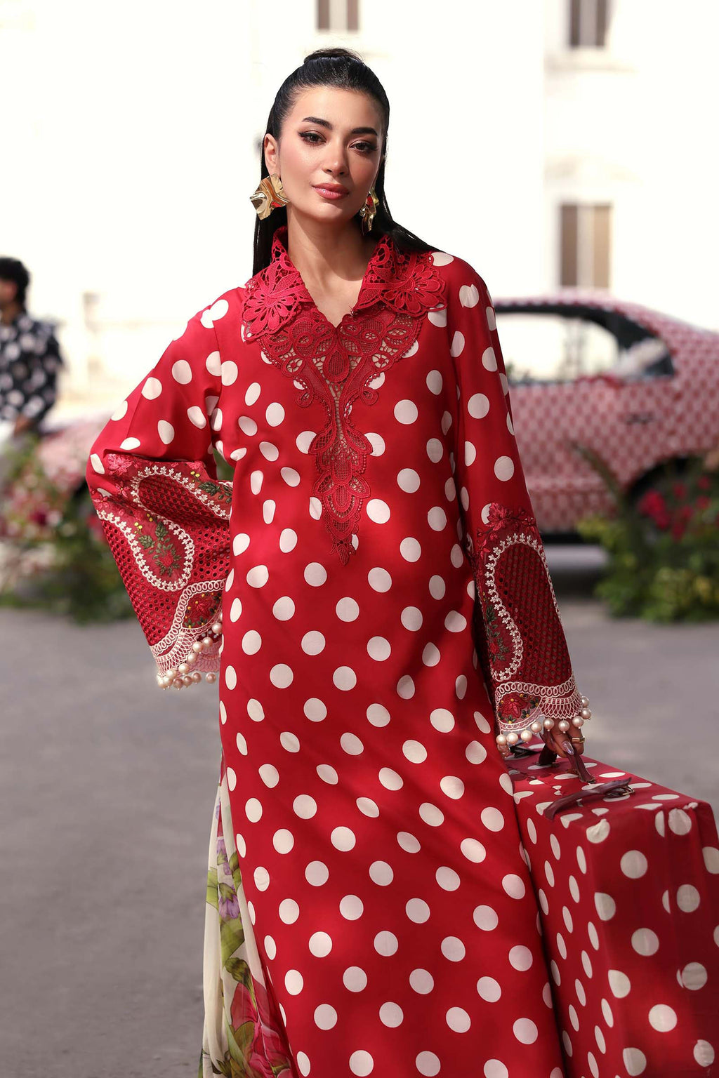 Maria.B M.Prints Volume-30 Design 8B Unstitched 3 Piece - Multicolour