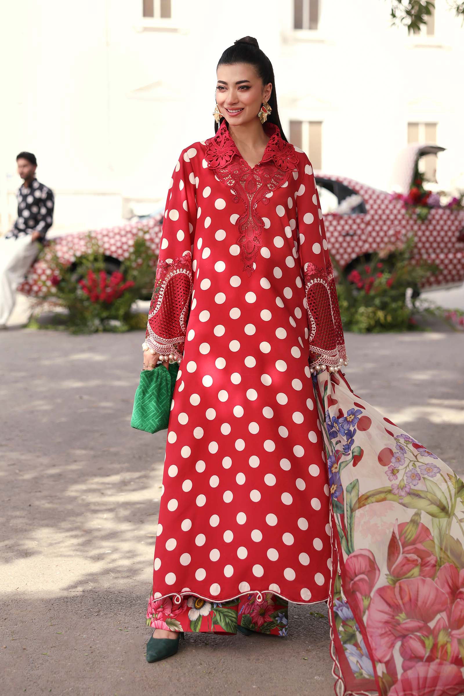 Maria.B M.Prints Volume-30 Design 8B Unstitched 3 Piece - Multicolour