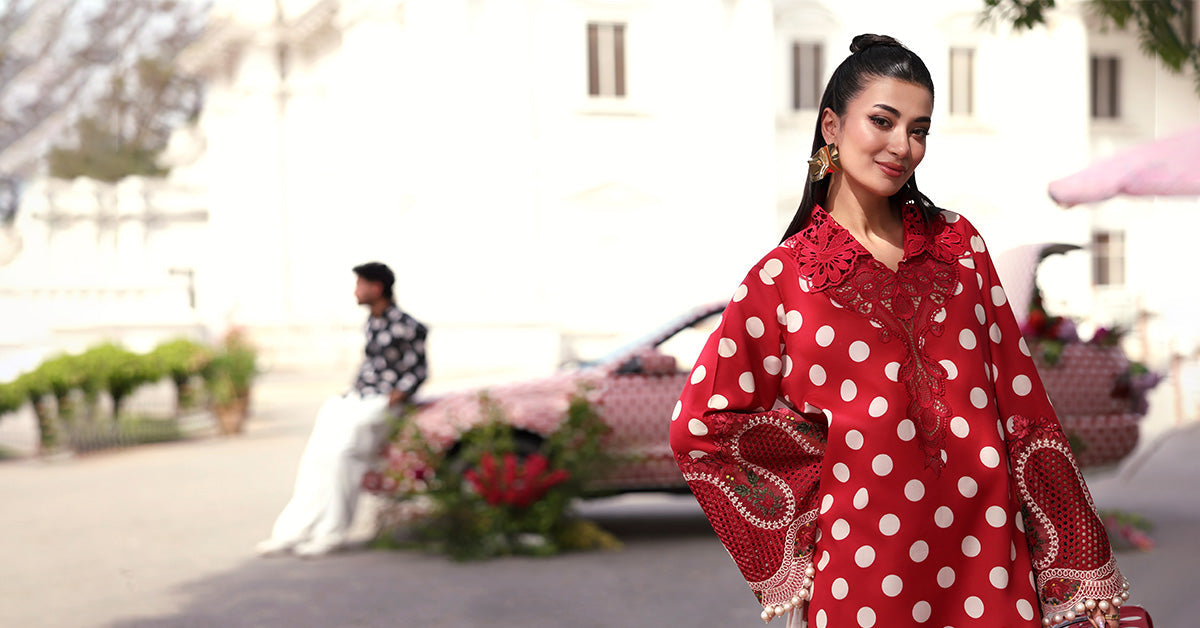 Maria.B M.Prints Volume-30 Design 8B Unstitched 3 Piece - Multicolour