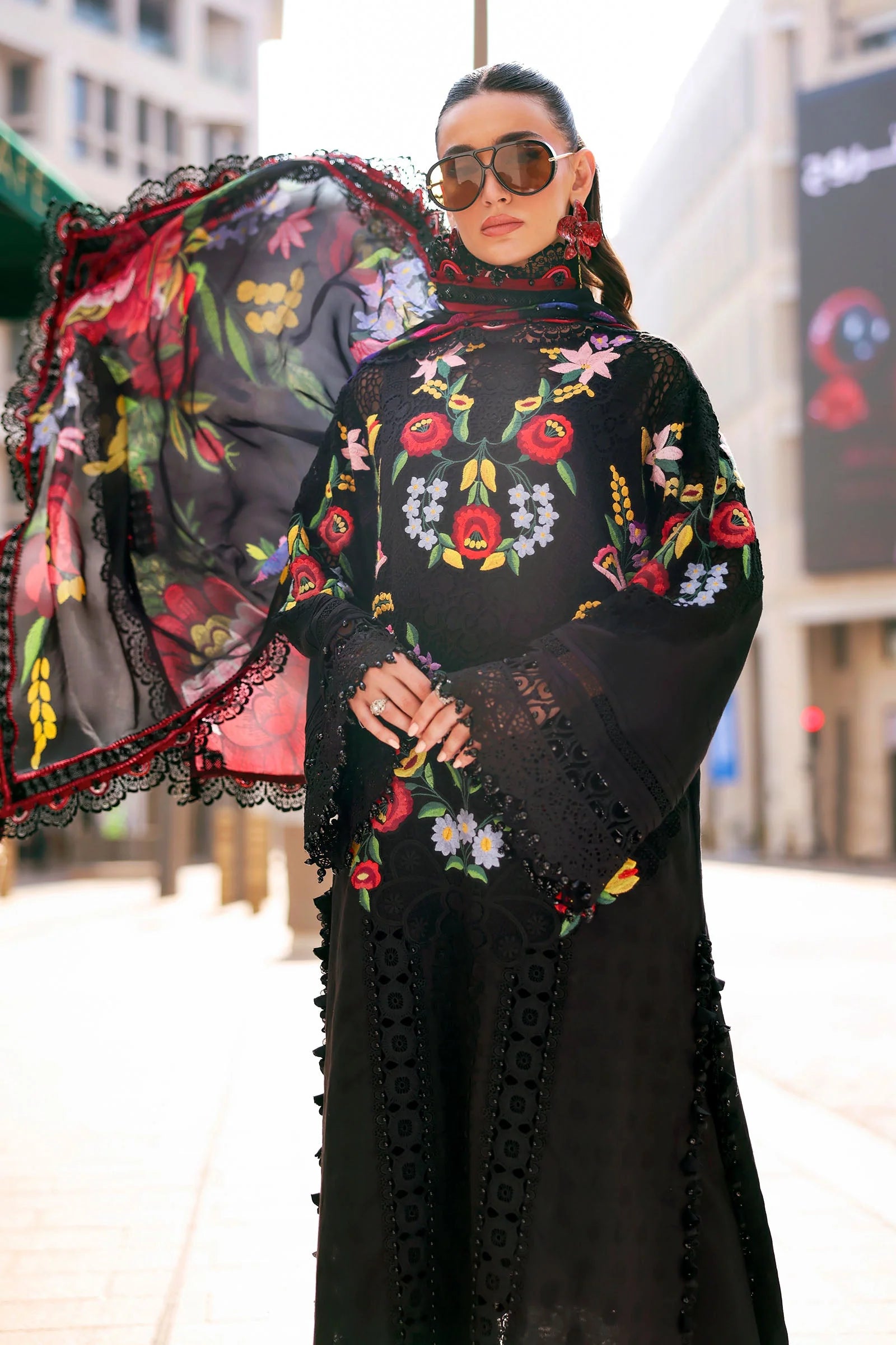 Maria.B Lawn Volume-26 Design 10B Unstitched 3 Piece - Multicolour