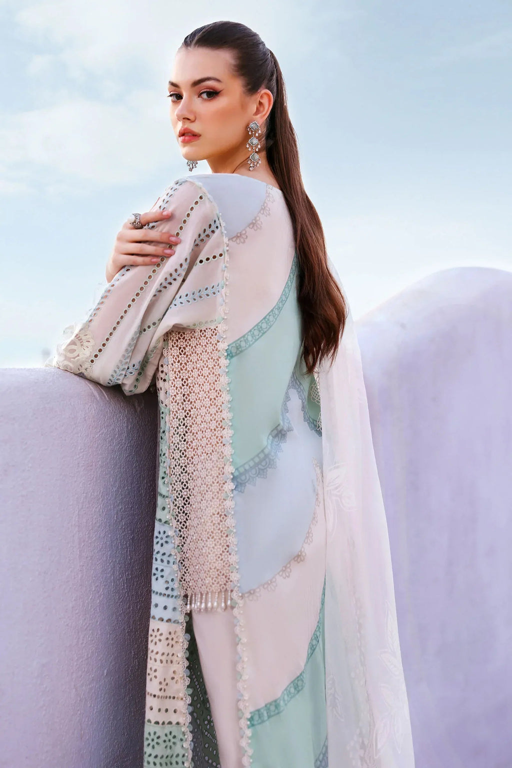 Maria.B Lawn Volume-26 Design 12A Unstitched 3 Piece - Multicolour