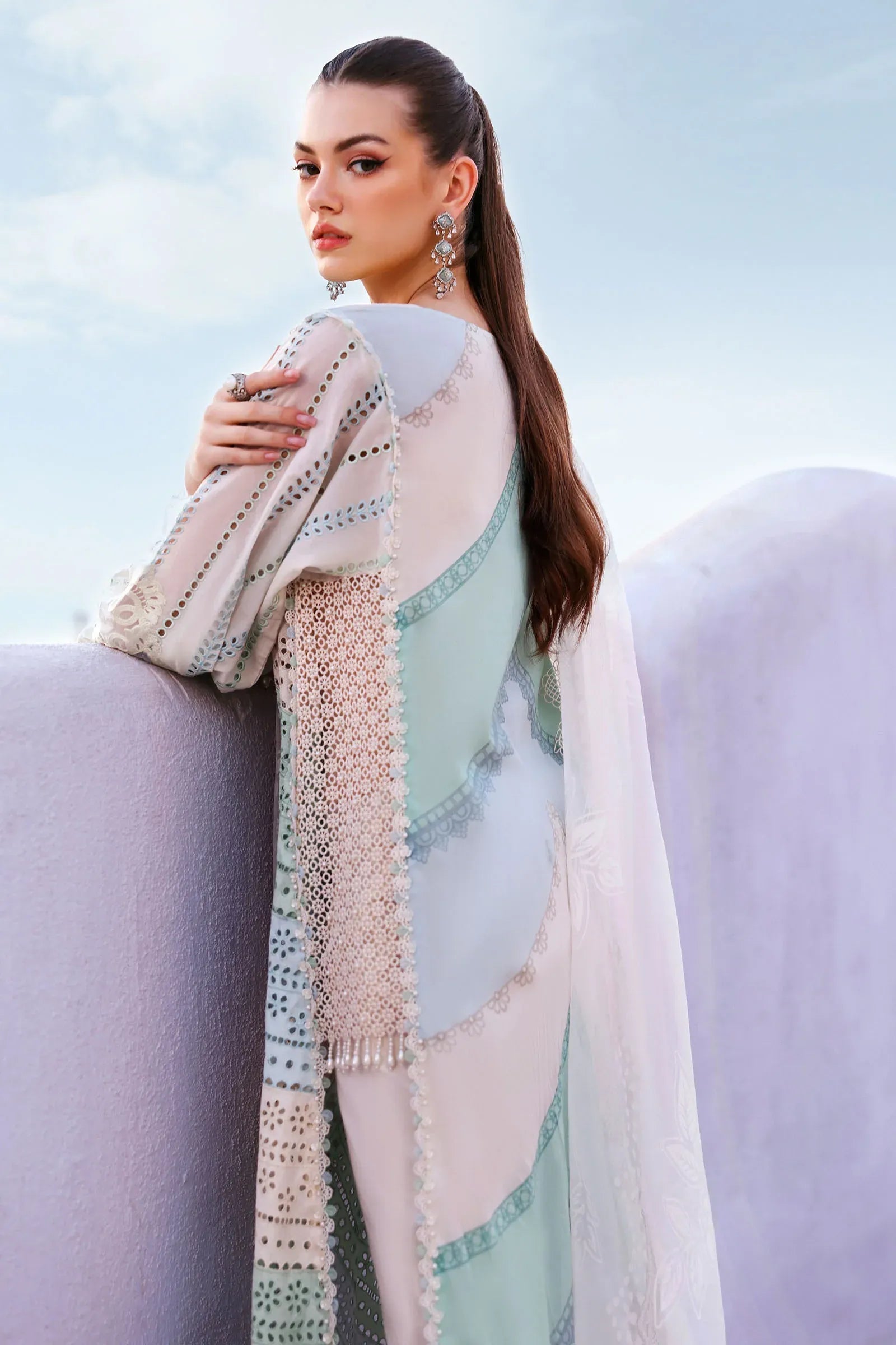 Maria.B Lawn Volume-26 Design 12A Unstitched 3 Piece - Multicolour