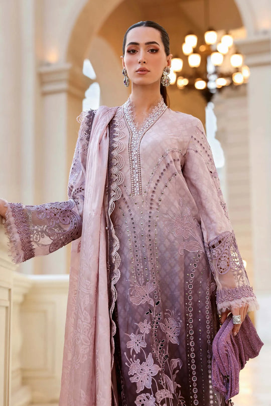 Maria.B Lawn Volume-26 Design 1B Unstitched 3 Piece - Lilac