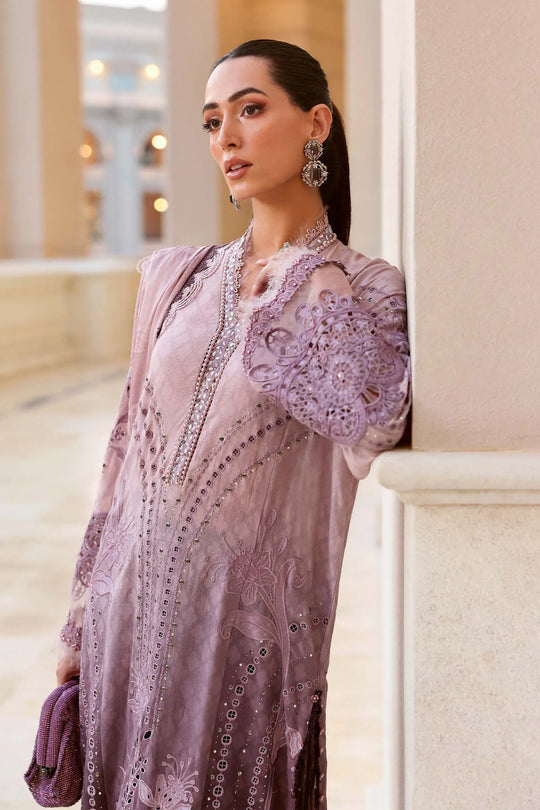 Maria.B Lawn Volume-26 Design 1B Unstitched 3 Piece - Lilac