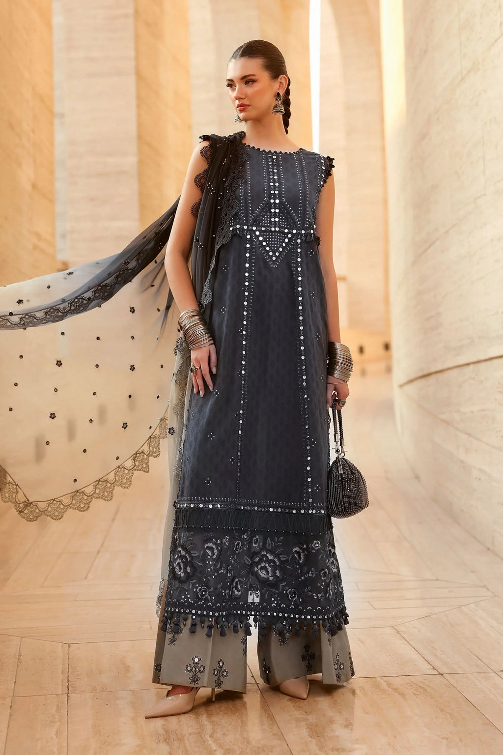 Maria.B Lawn Volume-26 Design 2B Unstitched 3 Piece - Multicolour