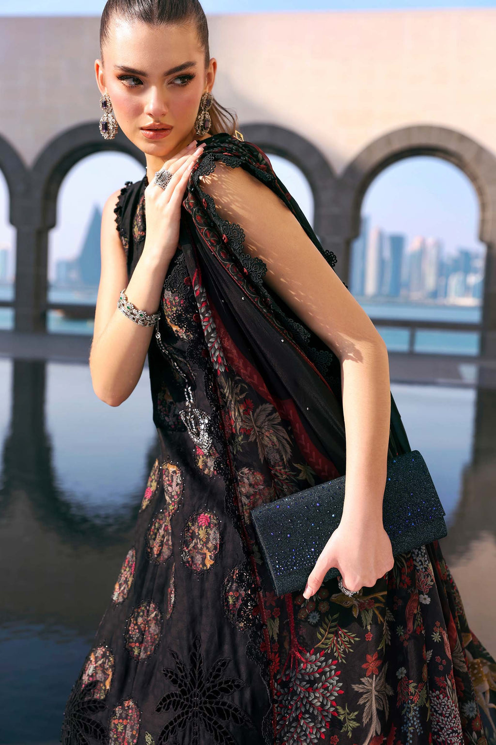 Maria.B Lawn Volume-26 Design 5B Unstitched 3 Piece - Multicolour