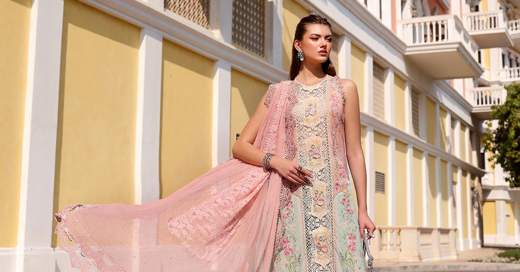 Maria.B Lawn Volume-26 Design 6A Unstitched 3 Piece - Multicolour