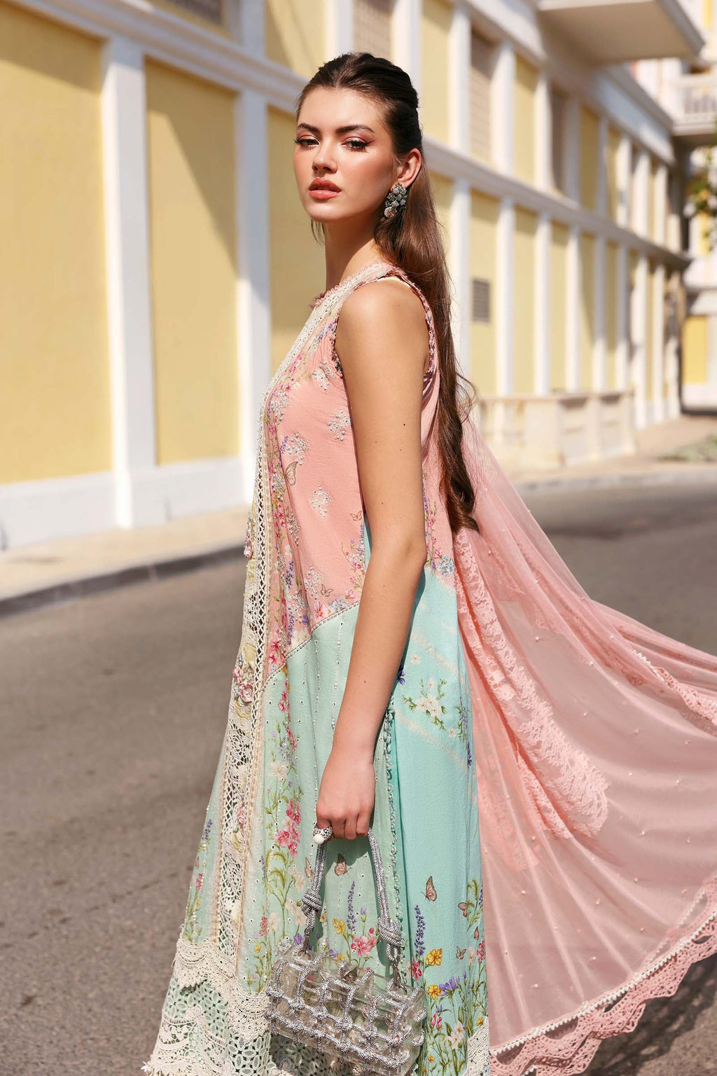 Maria.B Lawn Volume-26 Design 6A Unstitched 3 Piece - Multicolour