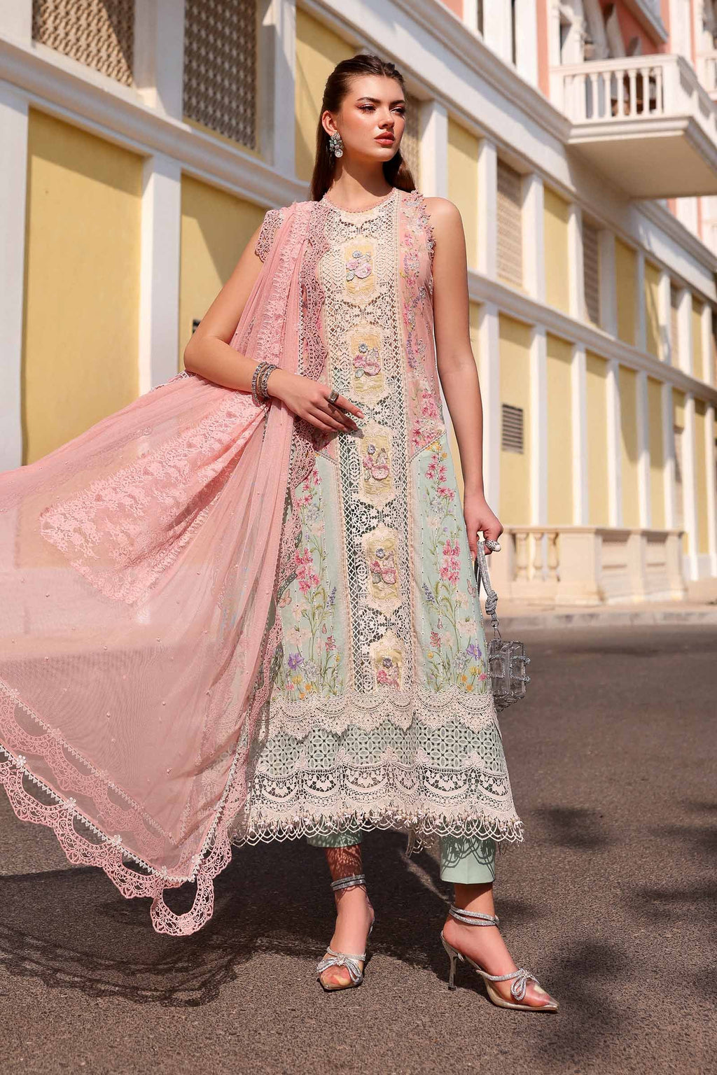 Maria.B Lawn Volume-26 Design 6A Unstitched 3 Piece - Multicolour