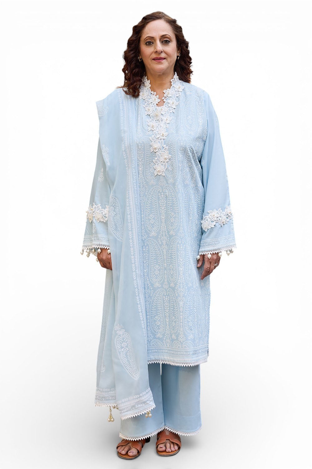 Gul Ahmed Summer Lawn BM-62016 Unstitched 3 Piece - Multicolour