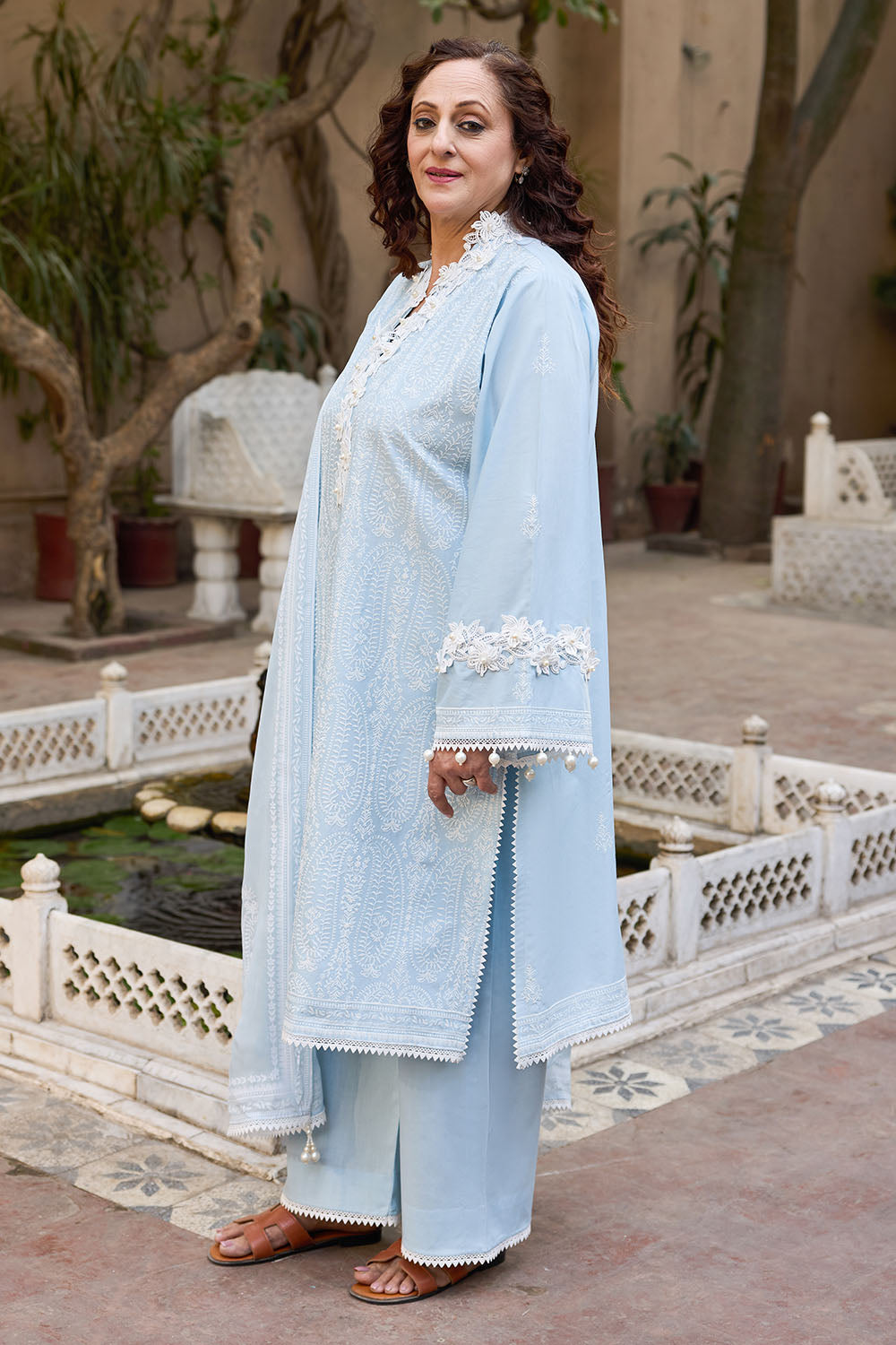 Gul Ahmed Summer Lawn BM-62016 Unstitched 3 Piece - Multicolour