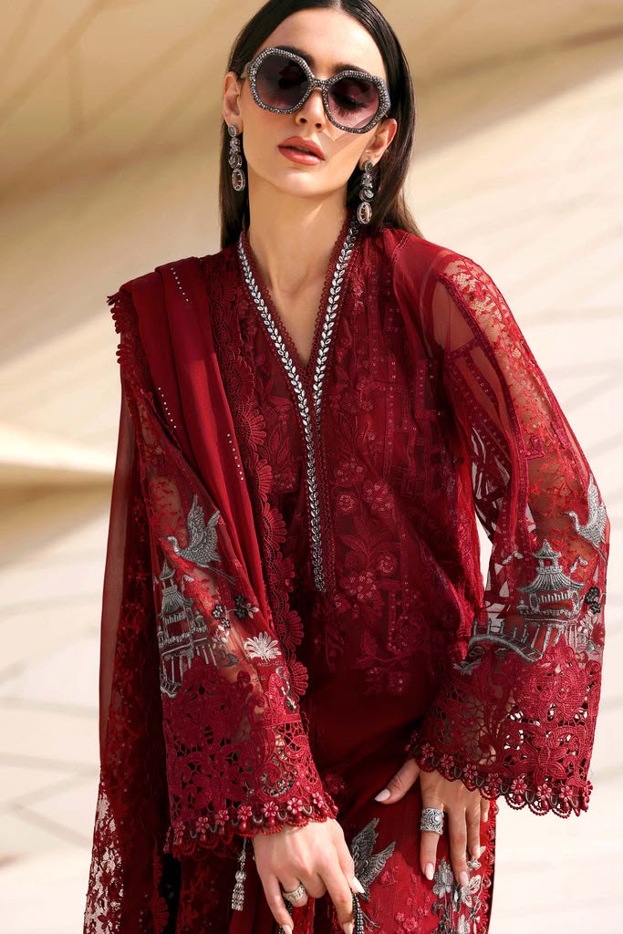 Maria.B Lawn Volume-26 Design 7A Unstitched 3 Piece - Multicolour