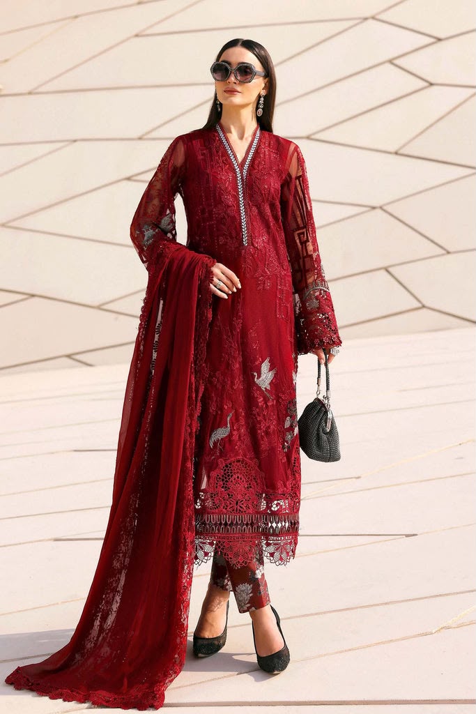 Maria.B Lawn Volume-26 Design 7A Unstitched 3 Piece - Multicolour