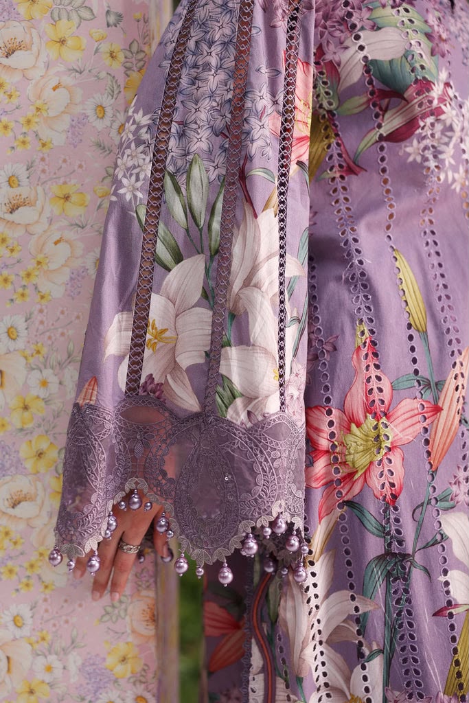 Maria.B M.Prints Volume-30 Design 6B Unstitched 3 Piece - Lilac