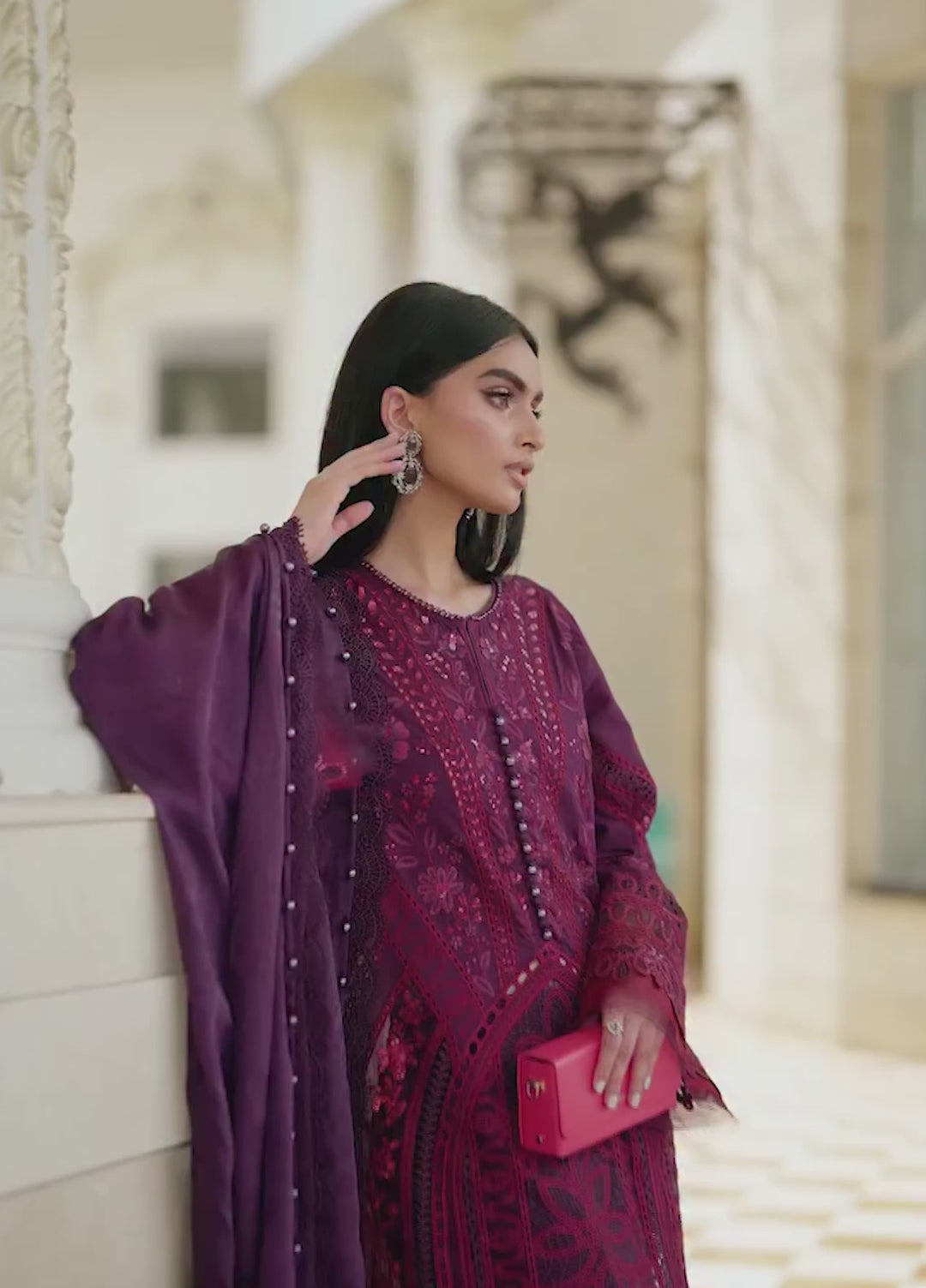 Maria.B Lawn Volume-26 Design D14 Unstitched 3 Piece - Multicolour