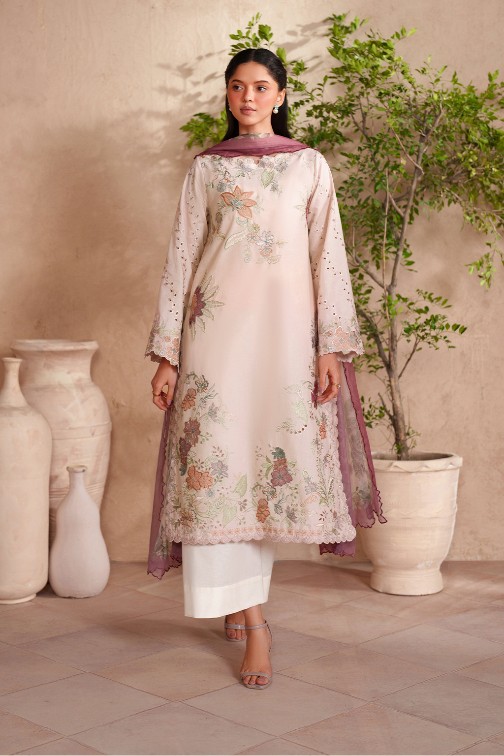 Iznik Eid Lawn '26 EL-04 Unstitched 3 Piece - Blush Pink